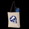 11L Canvas Tote with Contrast-Color Handles Thumbnail
