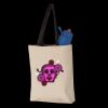 11L Canvas Tote with Contrast-Color Handles Thumbnail