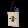 11L Canvas Tote with Contrast-Color Handles Thumbnail