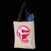 11L Canvas Tote with Contrast-Color Handles Thumbnail