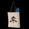 11L Canvas Tote with Contrast-Color Handles Thumbnail