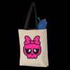 11L Canvas Tote with Contrast-Color Handles Thumbnail