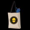 11L Canvas Tote with Contrast-Color Handles Thumbnail