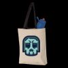 11L Canvas Tote with Contrast-Color Handles Thumbnail