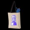 11L Canvas Tote with Contrast-Color Handles Thumbnail