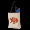 11L Canvas Tote with Contrast-Color Handles Thumbnail