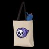 11L Canvas Tote with Contrast-Color Handles Thumbnail