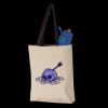 11L Canvas Tote with Contrast-Color Handles Thumbnail
