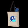 11L Canvas Tote with Contrast-Color Handles Thumbnail