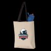 11L Canvas Tote with Contrast-Color Handles Thumbnail