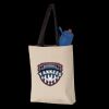 11L Canvas Tote with Contrast-Color Handles Thumbnail
