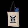 11L Canvas Tote with Contrast-Color Handles Thumbnail