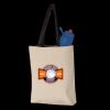 11L Canvas Tote with Contrast-Color Handles Thumbnail