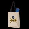 11L Canvas Tote with Contrast-Color Handles Thumbnail
