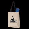 11L Canvas Tote with Contrast-Color Handles Thumbnail