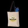 11L Canvas Tote with Contrast-Color Handles Thumbnail