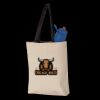 11L Canvas Tote with Contrast-Color Handles Thumbnail