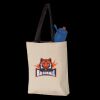 11L Canvas Tote with Contrast-Color Handles Thumbnail