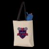 11L Canvas Tote with Contrast-Color Handles Thumbnail