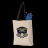 11L Canvas Tote with Contrast-Color Handles Thumbnail