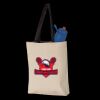 11L Canvas Tote with Contrast-Color Handles Thumbnail