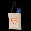 11L Canvas Tote with Contrast-Color Handles Thumbnail