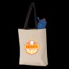 11L Canvas Tote with Contrast-Color Handles Thumbnail