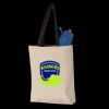 11L Canvas Tote with Contrast-Color Handles Thumbnail
