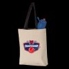 11L Canvas Tote with Contrast-Color Handles Thumbnail