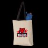 11L Canvas Tote with Contrast-Color Handles Thumbnail