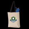 11L Canvas Tote with Contrast-Color Handles Thumbnail