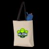 11L Canvas Tote with Contrast-Color Handles Thumbnail