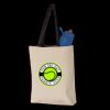11L Canvas Tote with Contrast-Color Handles Thumbnail