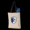 11L Canvas Tote with Contrast-Color Handles Thumbnail