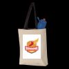 11L Canvas Tote with Contrast-Color Handles Thumbnail