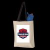 11L Canvas Tote with Contrast-Color Handles Thumbnail