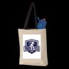11L Canvas Tote with Contrast-Color Handles Thumbnail