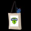 11L Canvas Tote with Contrast-Color Handles Thumbnail