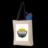 11L Canvas Tote with Contrast-Color Handles Thumbnail