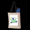 11L Canvas Tote with Contrast-Color Handles Thumbnail