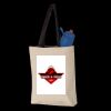 11L Canvas Tote with Contrast-Color Handles Thumbnail