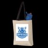 11L Canvas Tote with Contrast-Color Handles Thumbnail