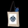 11L Canvas Tote with Contrast-Color Handles Thumbnail