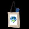 11L Canvas Tote with Contrast-Color Handles Thumbnail