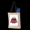 11L Canvas Tote with Contrast-Color Handles Thumbnail