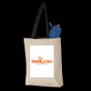 11L Canvas Tote with Contrast-Color Handles Thumbnail