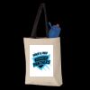11L Canvas Tote with Contrast-Color Handles Thumbnail