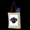 11L Canvas Tote with Contrast-Color Handles Thumbnail