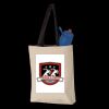 11L Canvas Tote with Contrast-Color Handles Thumbnail