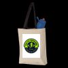 11L Canvas Tote with Contrast-Color Handles Thumbnail